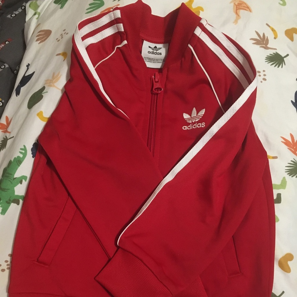 Red Adidas Tracksuit